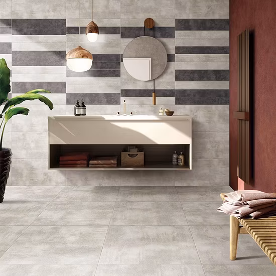 Cement Glazed Porcelain Floor Tiles for Living Room