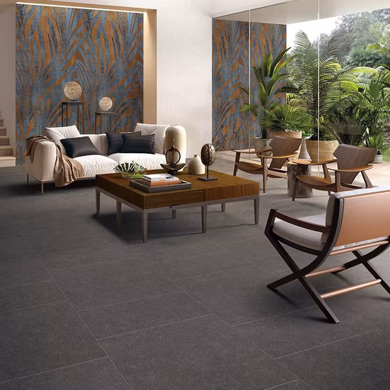 Cement Glazed Porcelain Floor Tiles for Living Room