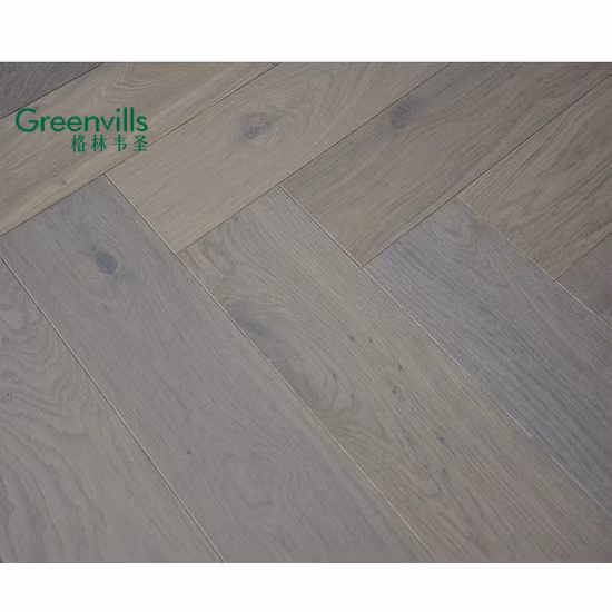 15 mm moderne Chevron-Holzböden aus Eichenparkett