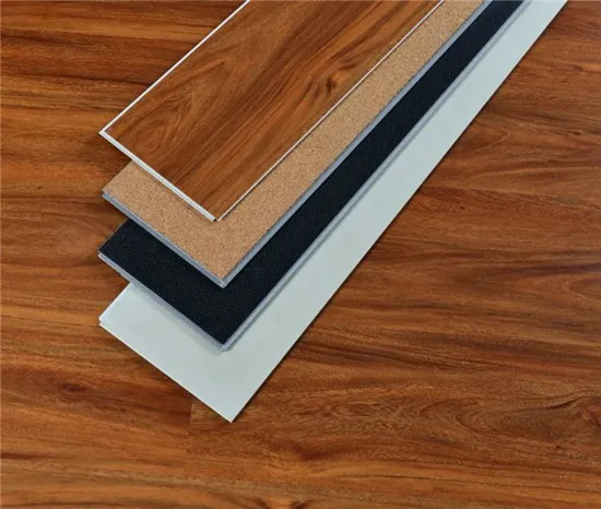 Vinyl-Bodenbelag, PVC-Boden, klicken Sie auf Holz-Lvt-Planken-Bodenfliesen